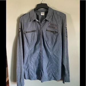 Women’s Harley Davidson button down top